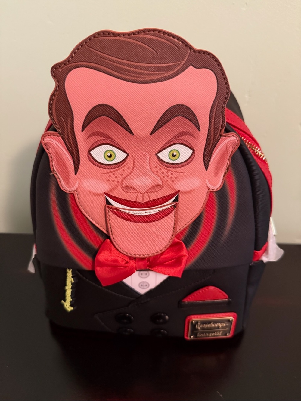NWT Loungefly Goosebumps Slappy the Dummy Figural Mini Backpack